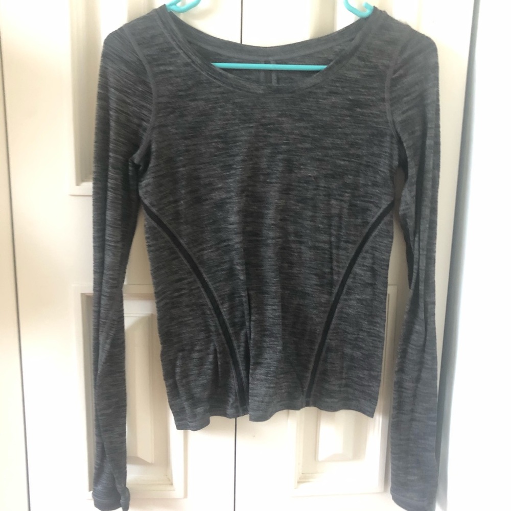Lululemon Dark Grey Swiftly Tech Long-Sleeve